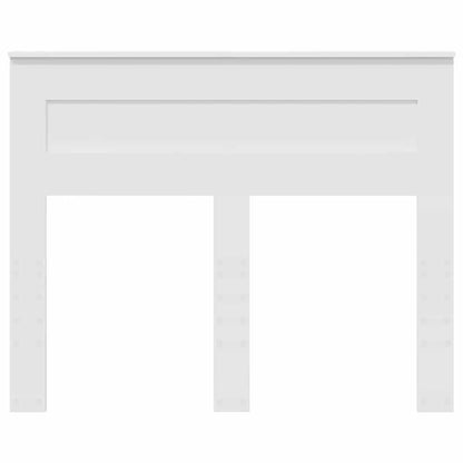 Testiera con testiera Bianco 135 cm Legno multistrato