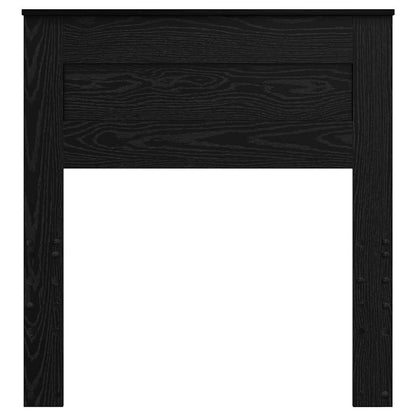 Testiera con testiera Rovere Nero 90 cm Legno multistrato