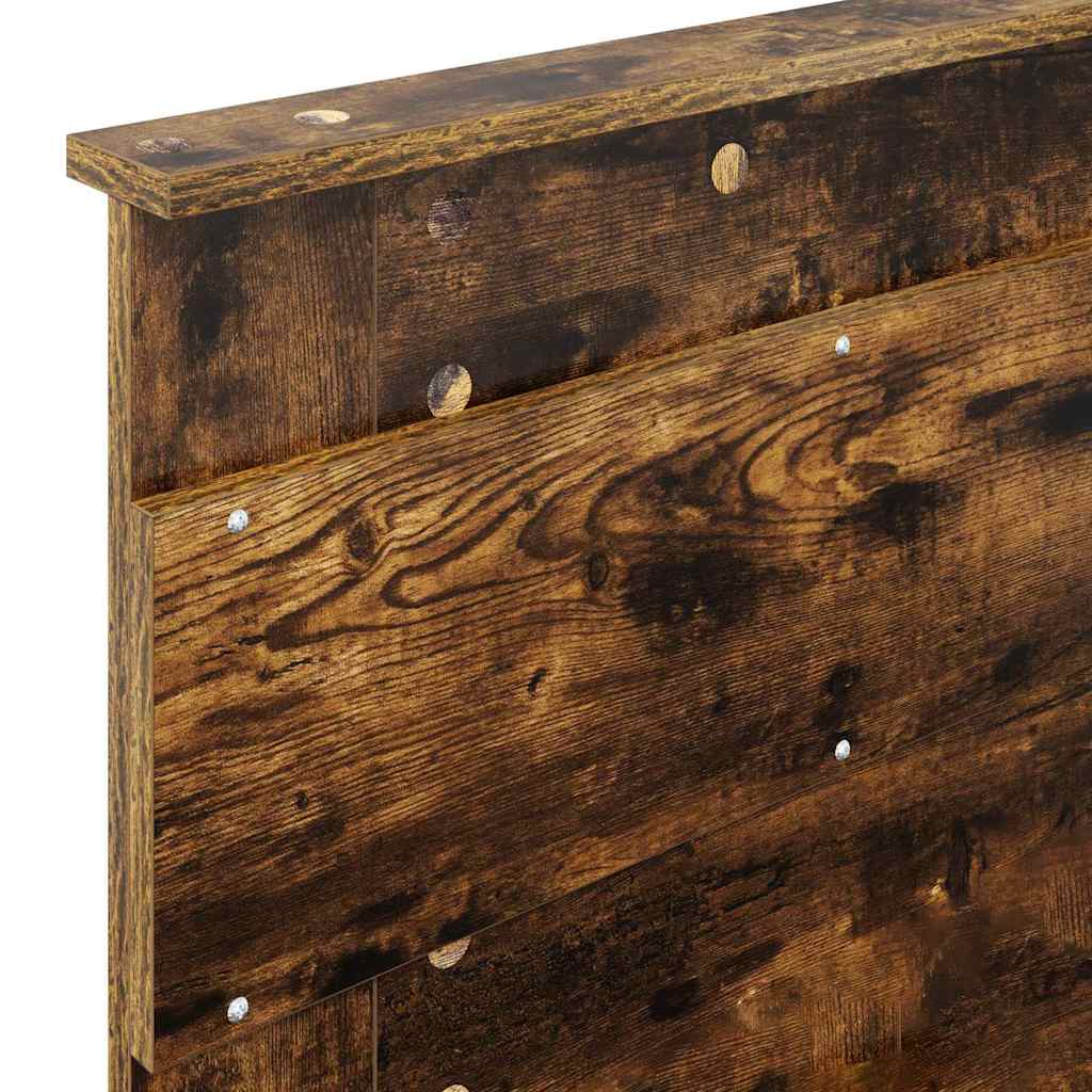 Testiera con testiera Rovere fumé 90 cm Legno multistrato