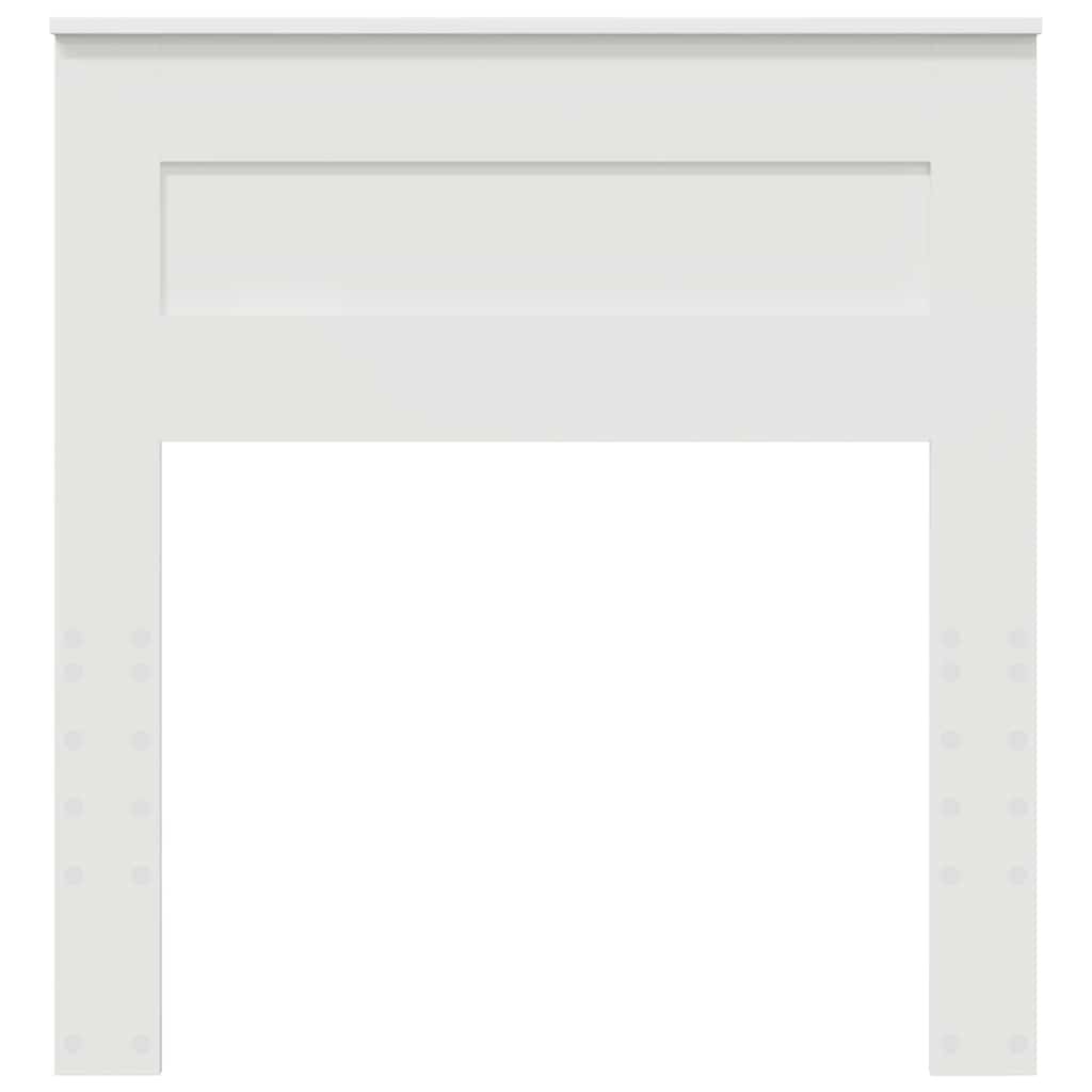 Testiera con testiera Bianco 80 cm Legno multistrato