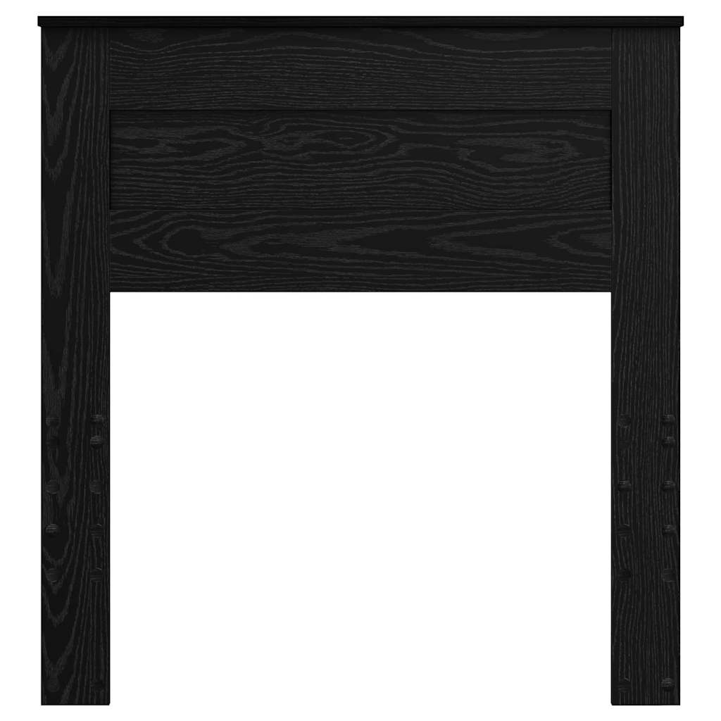 Testiera con testiera Rovere Nero 80 cm Legno multistrato