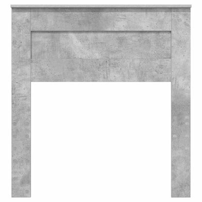 Testiera con testiera Grigio cemento 80 cm Legno multistrato