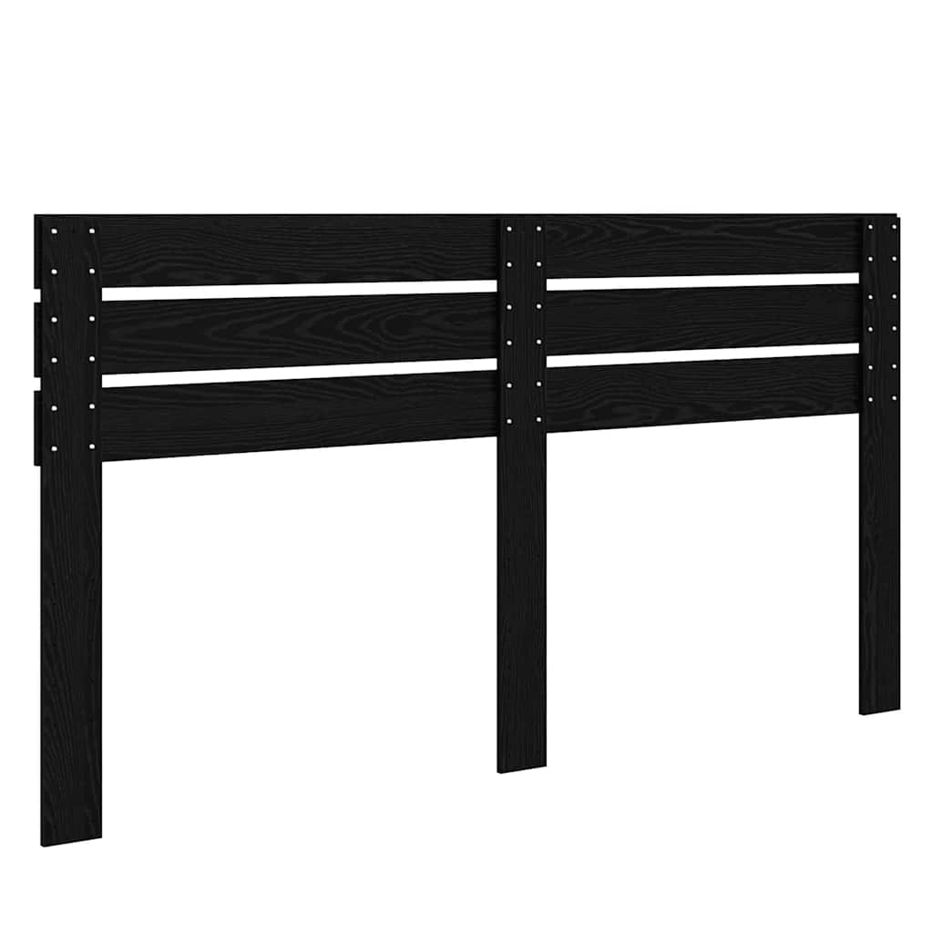 Testiera con testiera Rovere Nero 200 cm Legno multistrato