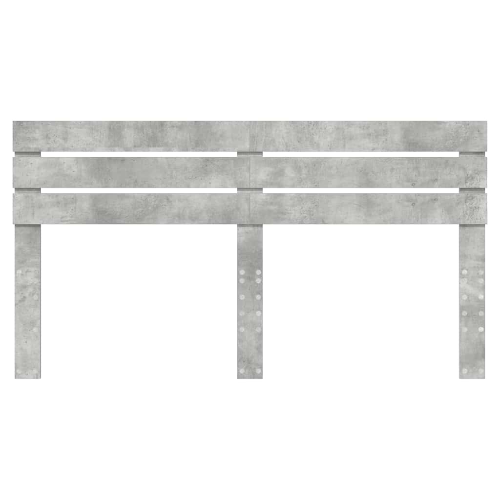 Testiera con testiera Grigio cemento 200 cm Legno multistrato