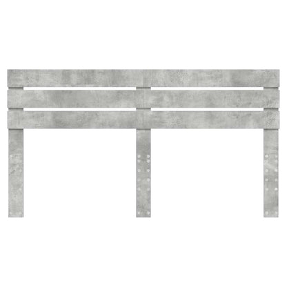 Testiera con testiera Grigio cemento 200 cm Legno multistrato