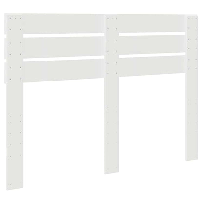 Testiera con testiera Bianco 160 cm Legno multistrato