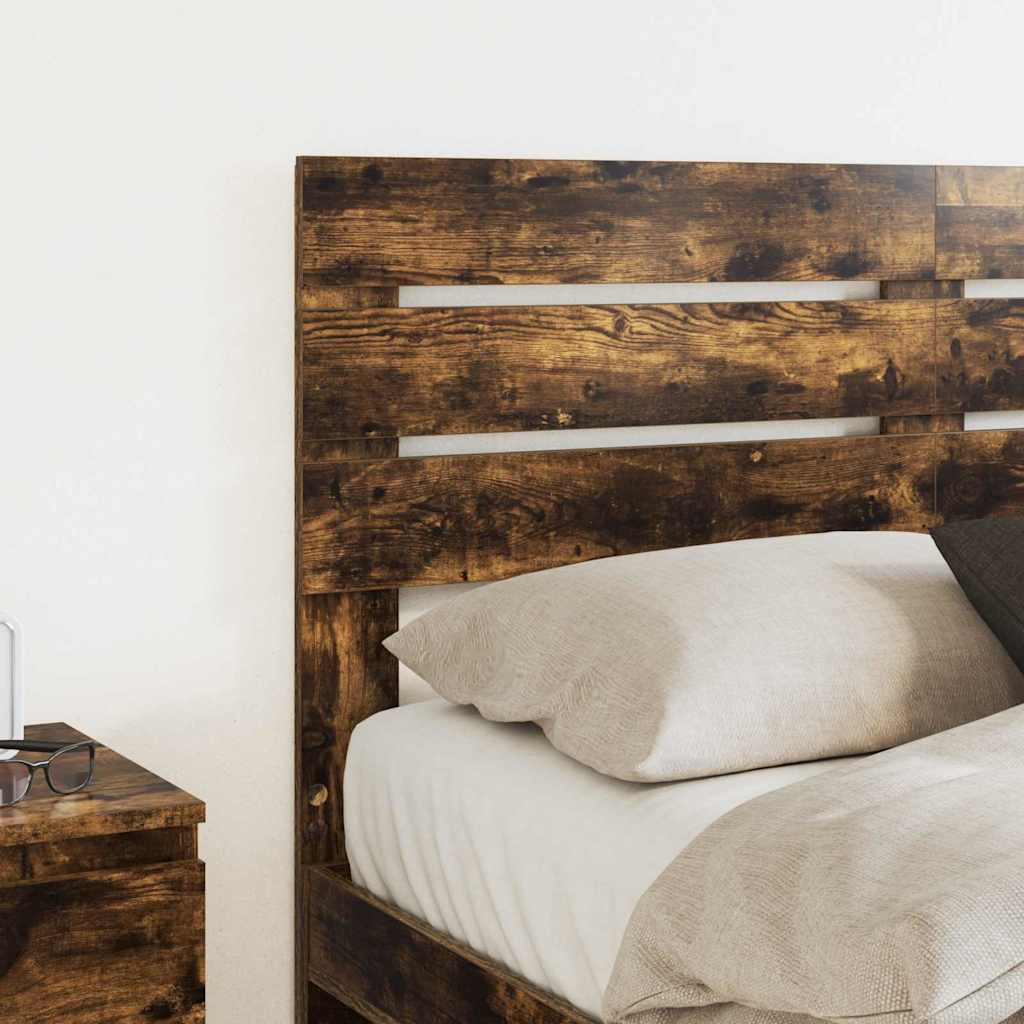 Testiera con testiera Rovere fumé 140 cm Legno multistrato