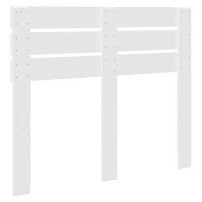 Testiera con testiera Bianco 135 cm Legno multistrato