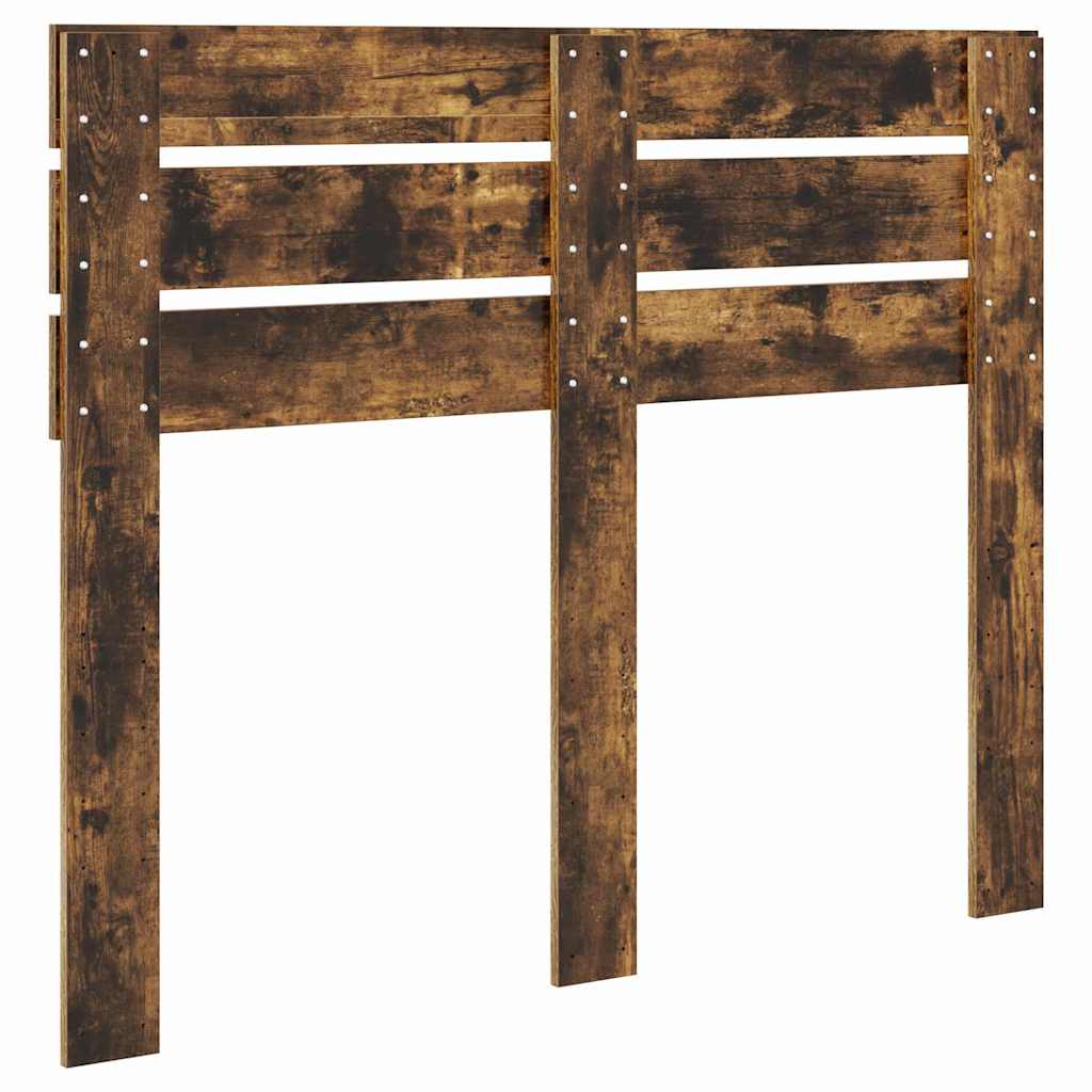 Testiera con testiera Rovere fumé 135 cm Legno multistrato