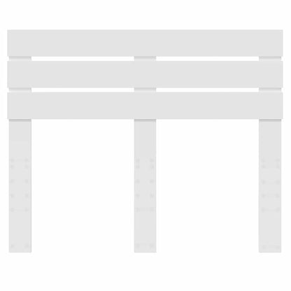 Testiera con testiera Bianco 120 cm Legno multistrato