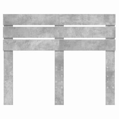 Testiera con testiera Grigio cemento 120 cm Legno multistrato