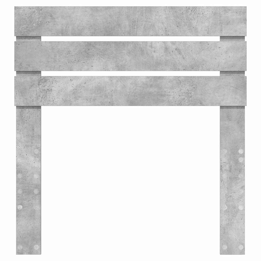 Testiera con testiera Grigio cemento 100 cm Legno multistrato