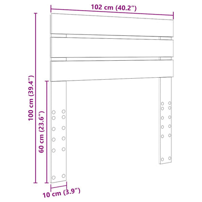 Testiera Rovere artigianale 100 cm Legno multistrato