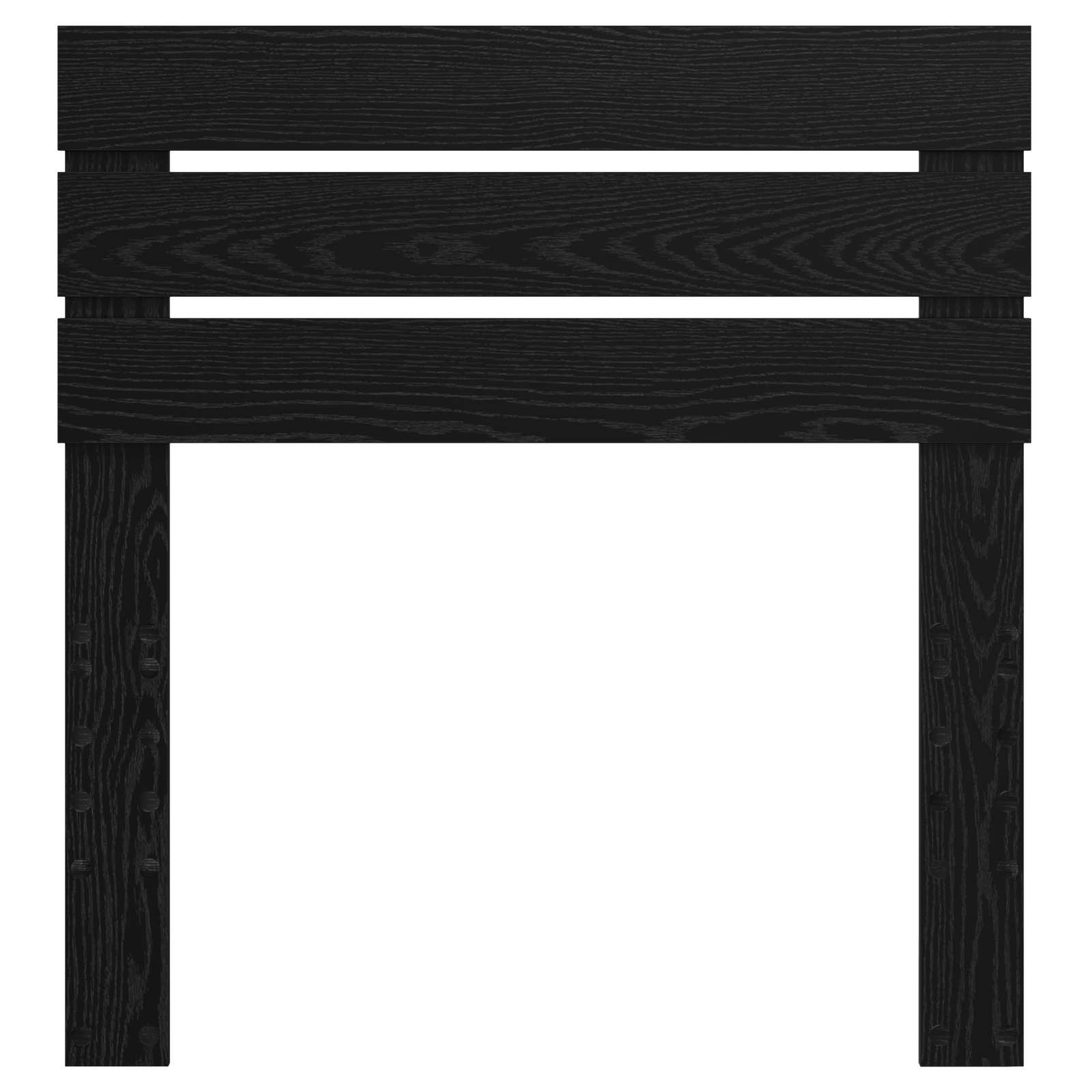 Testiera Rovere Nero Legno multistrato | homemem39