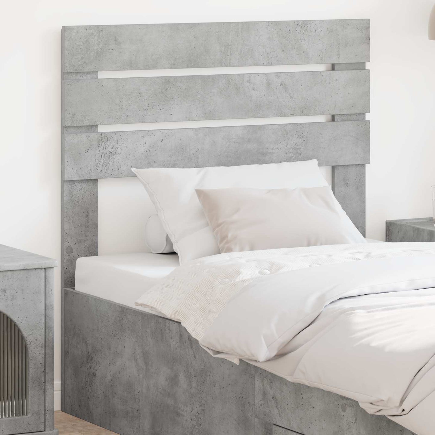Testiera Grigio cemento Legno multistrato | homemem39