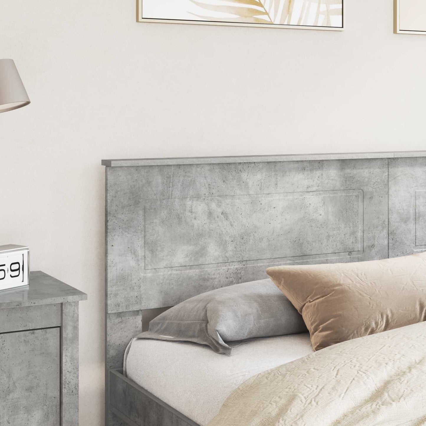 Testiera Grigio cemento Legno multistrato | homemem39