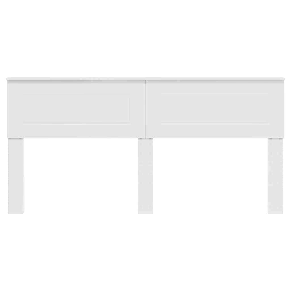 Testiera con testiera Bianco Lucido 200 cm Legno multistrato