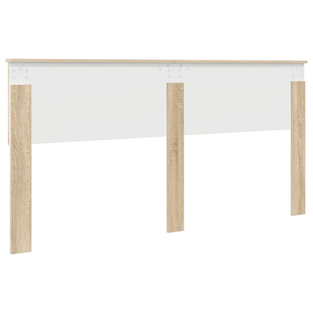 Testiera con testiera Rovere Sonoma 180 cm Legno multistrato