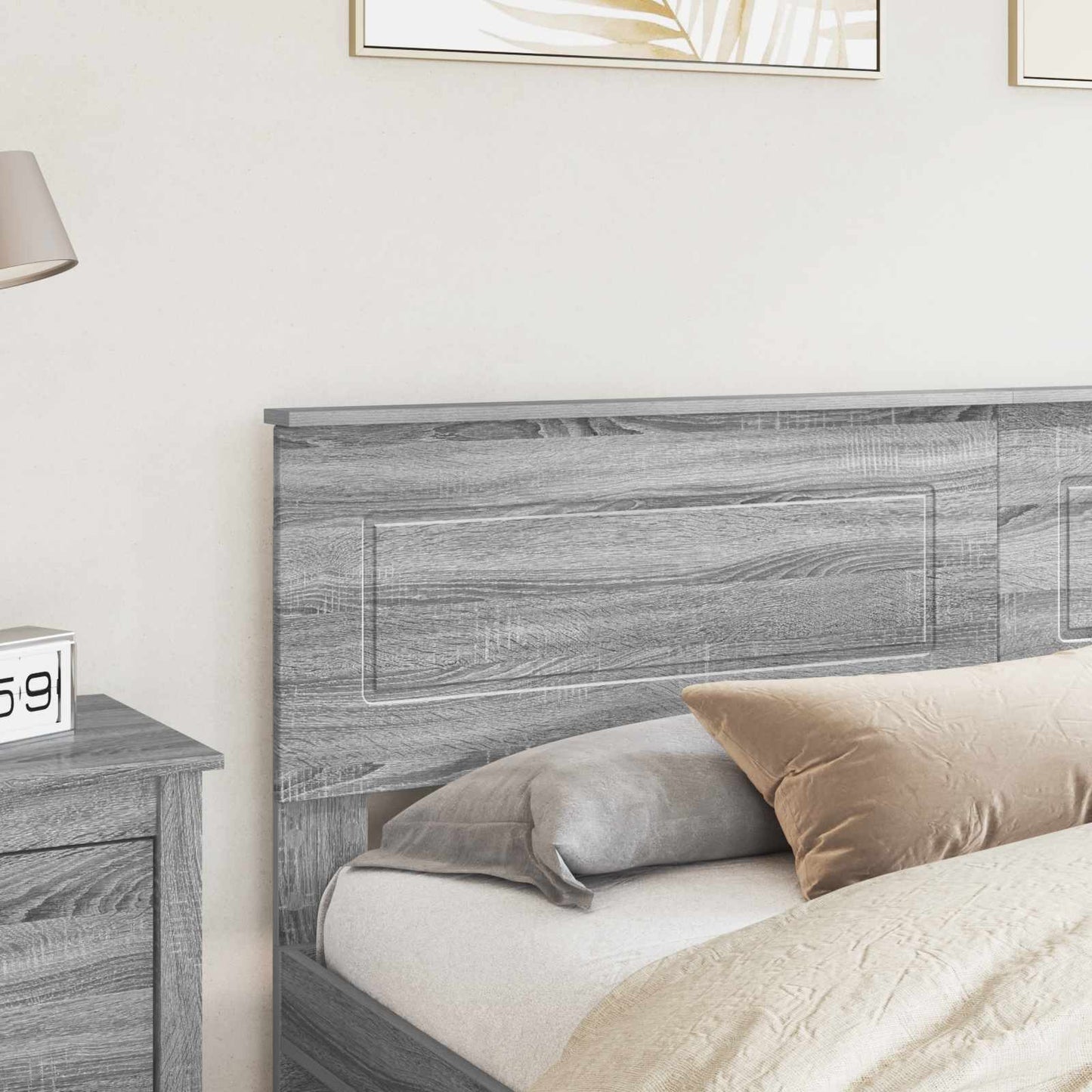 Testiera Grigio Sonoma Legno ingegnerizzato