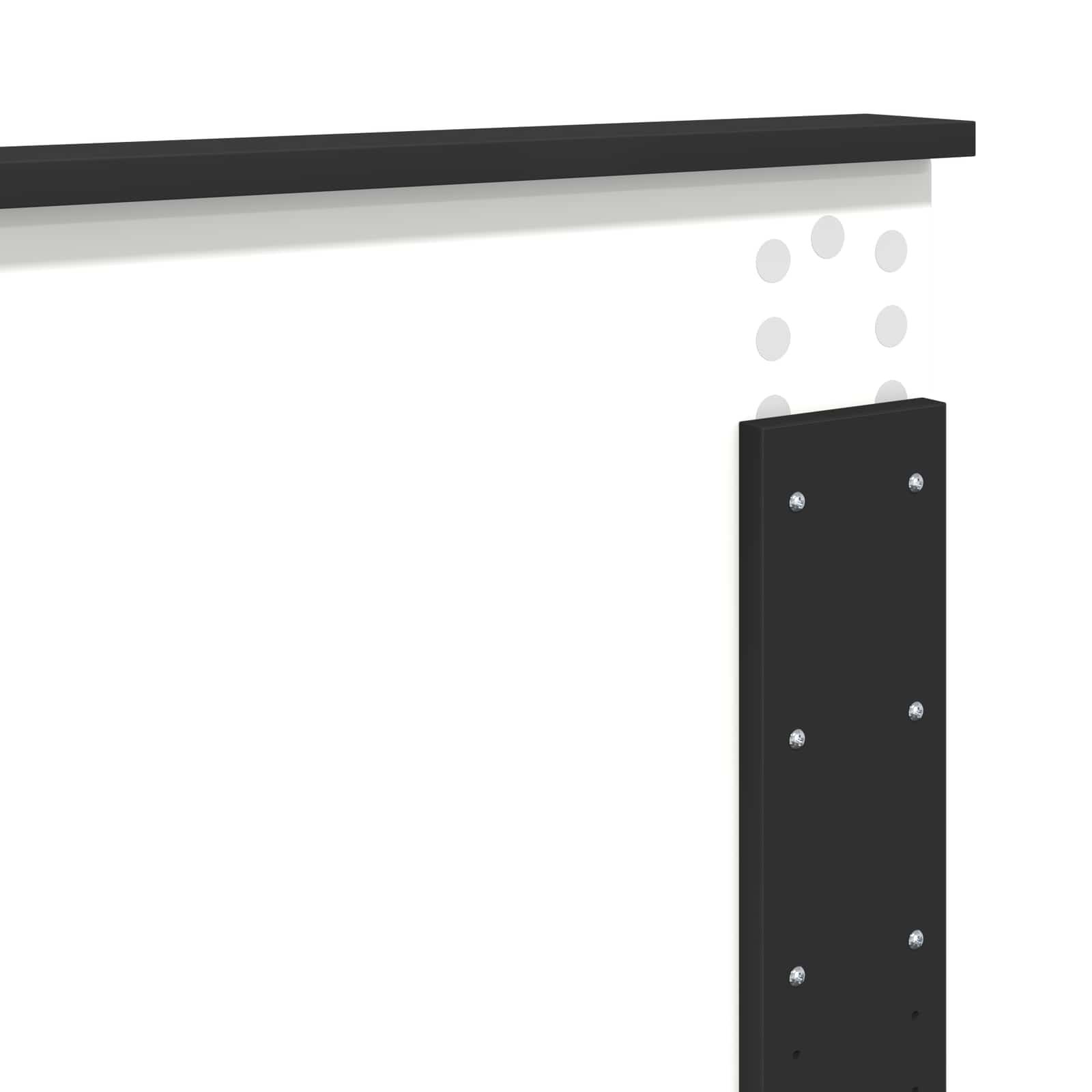 Testiera Rovere Nero Legno multistrato | homemem39