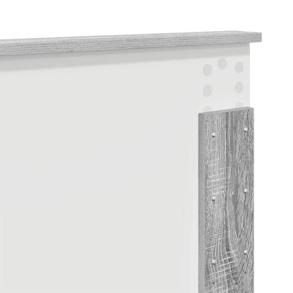 Testiera con testiera Grigio Sonoma 150 cm Legno multistrato