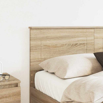 Testiera con testiera Rovere Sonoma 140 cm Legno multistrato