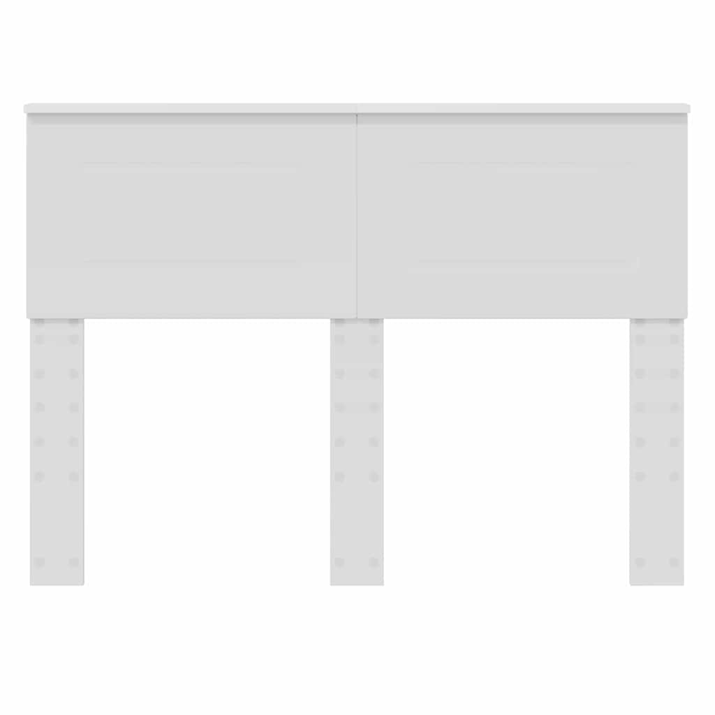 Testiera con testiera Bianco 135 cm Legno multistrato