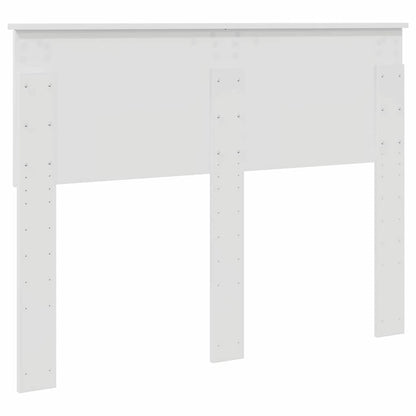 Testiera con testiera Bianco Lucido 135 cm Legno multistrato