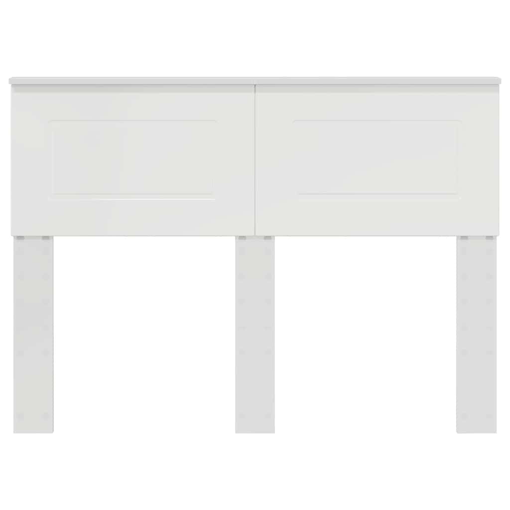 Testiera con testiera Bianco Lucido 135 cm Legno multistrato