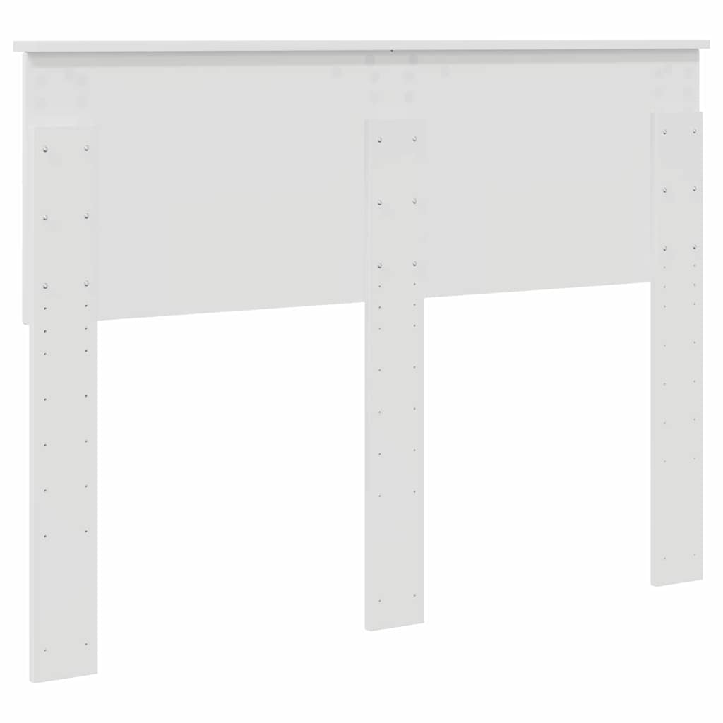 Testiera con testiera Bianco Lucido 120 cm Legno multistrato