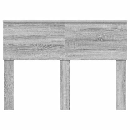 Testiera con testiera Grigio Sonoma 120 cm Legno multistrato