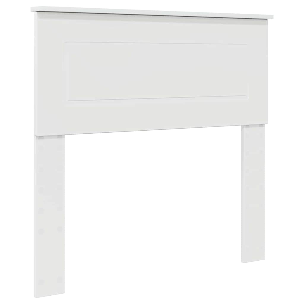 Testiera con testiera Bianco Lucido 90 cm Legno multistrato