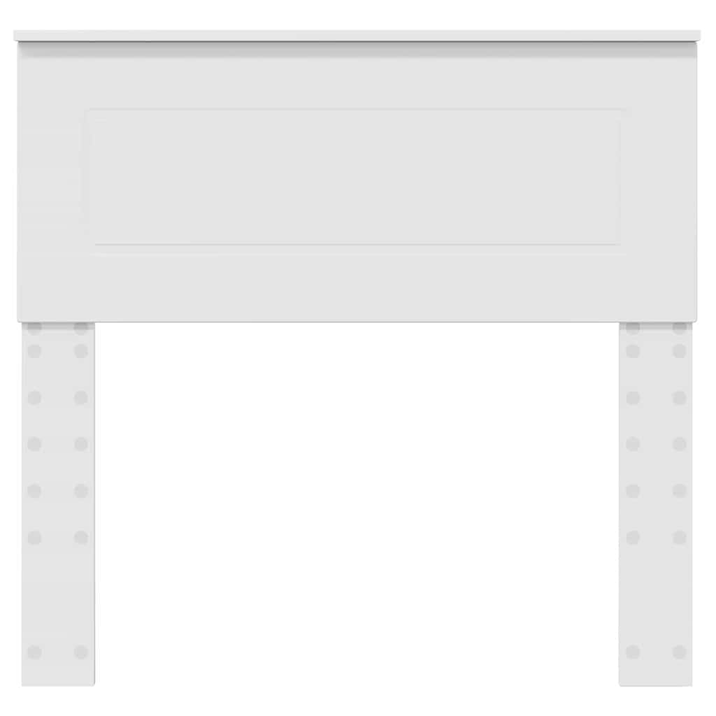 Testiera con testiera Bianco 75 cm Legno multistrato