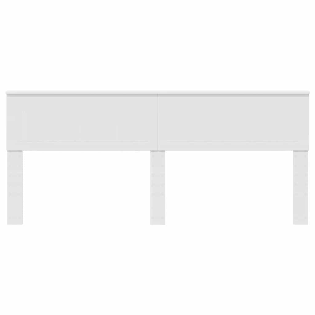 Testiera con testiera Bianco 200 cm Legno multistrato