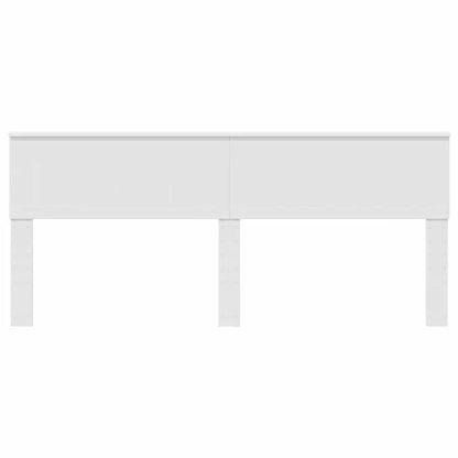 Testiera con testiera Bianco 200 cm Legno multistrato