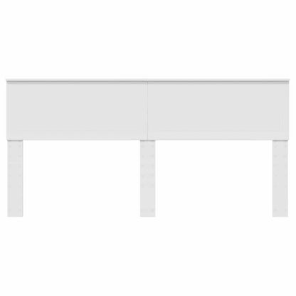 Testiera con testiera Bianco 180 cm Legno multistrato