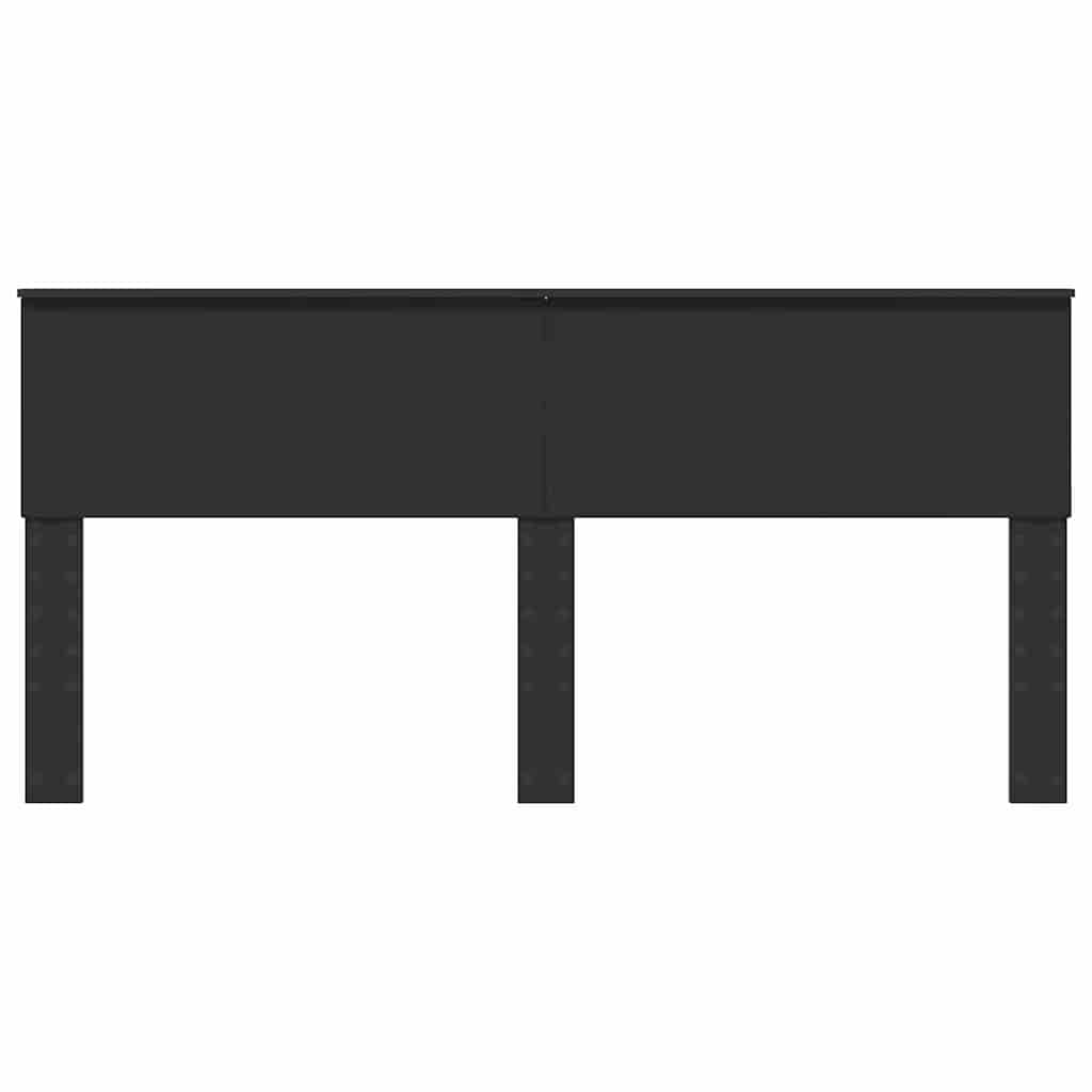 Testiera con testiera Rovere Nero 180 cm Legno multistrato