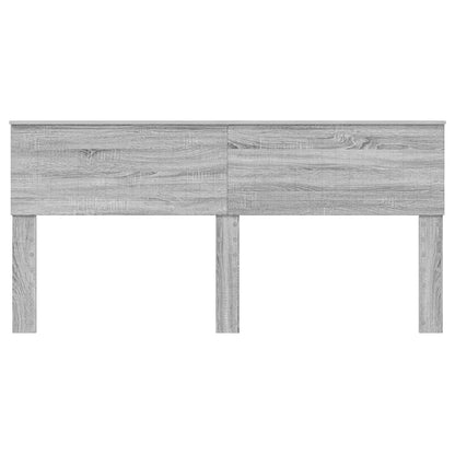 Testiera con testiera Grigio Sonoma 180 cm Legno multistrato