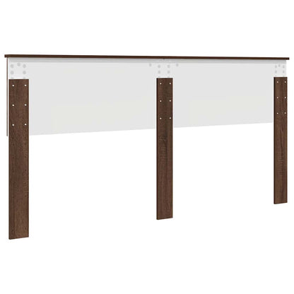 Testiera con testiera Rovere Marrone 180 cm Legno multistrato