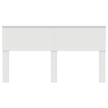 Testiera con testiera Bianco 160 cm Legno multistrato