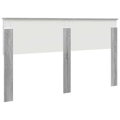 Testiera con testiera Grigio Sonoma 160 cm Legno multistrato