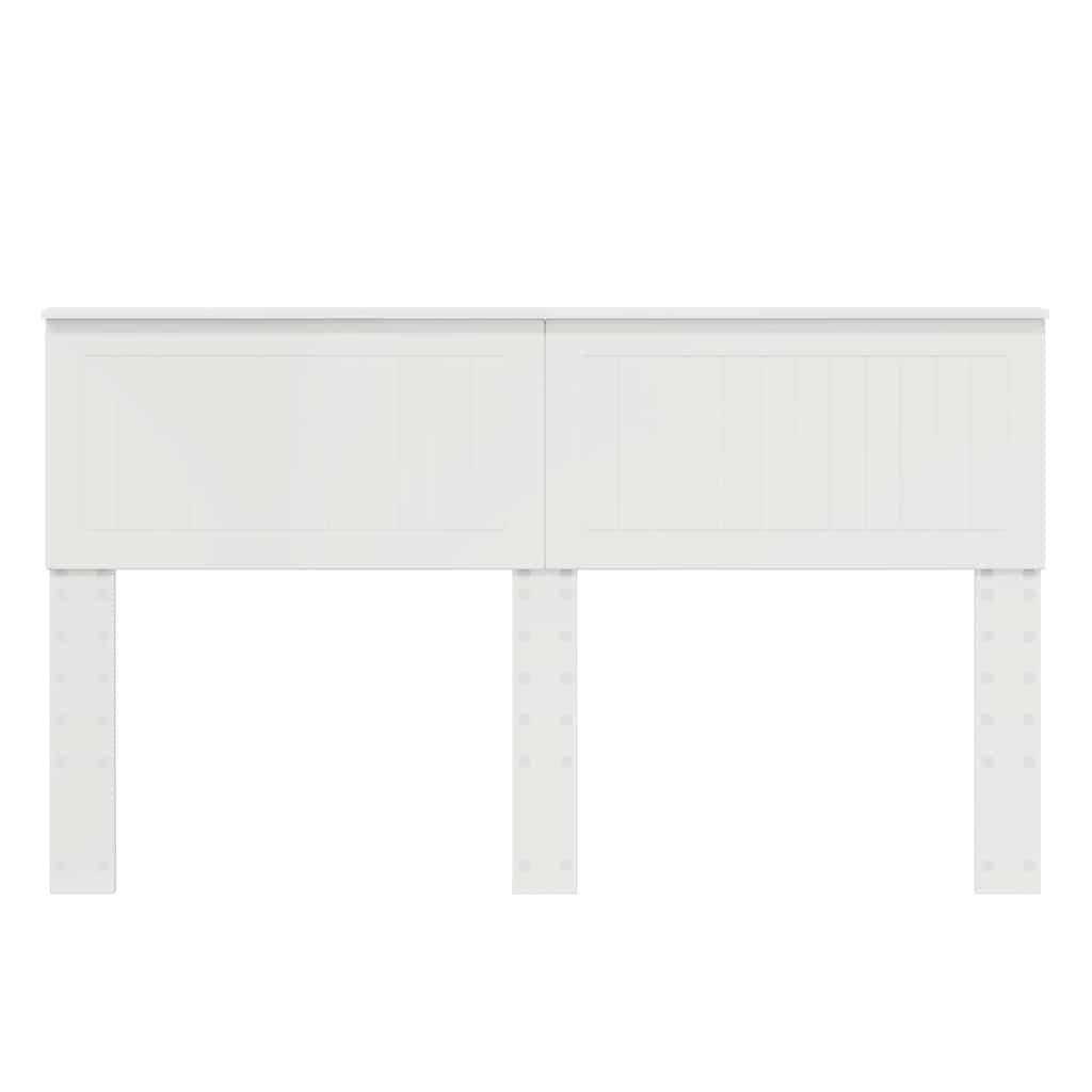 Testiera con testiera Bianco 150 cm Legno multistrato