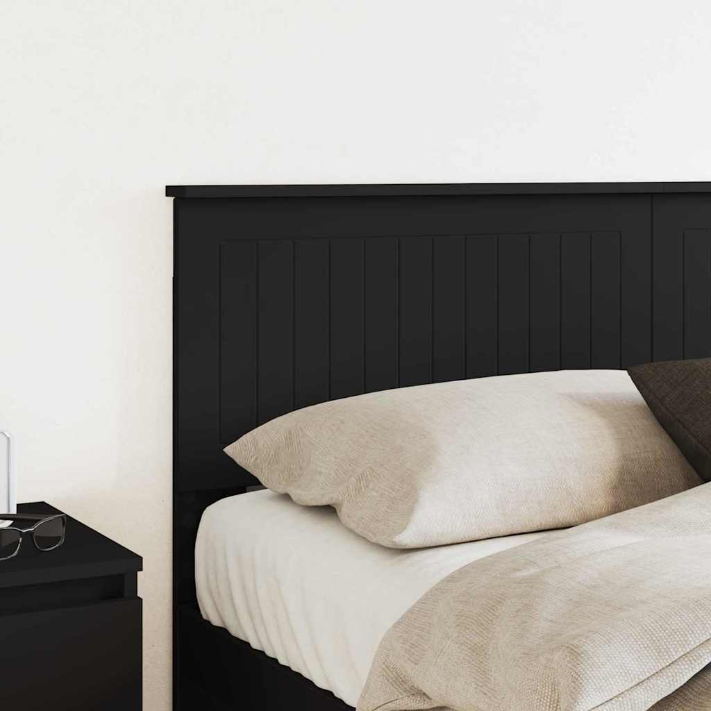 Testiera con testiera Rovere Nero 150 cm Legno multistrato