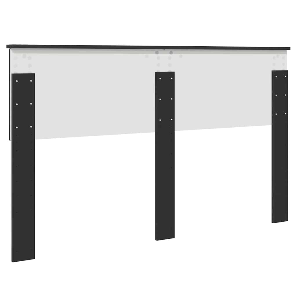 Testiera con testiera Rovere Nero 150 cm Legno multistrato