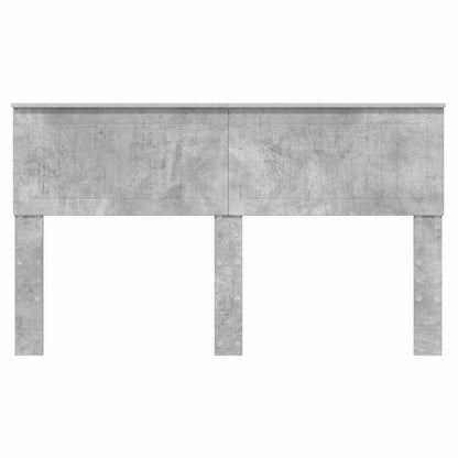 Testiera con testiera Grigio cemento 150 cm Legno multistrato