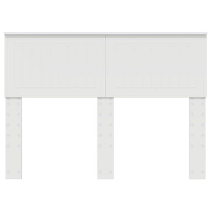 Testiera con testiera Bianco 135 cm Legno multistrato