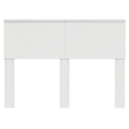 Testiera con testiera Bianco Lucido 135 cm Legno multistrato