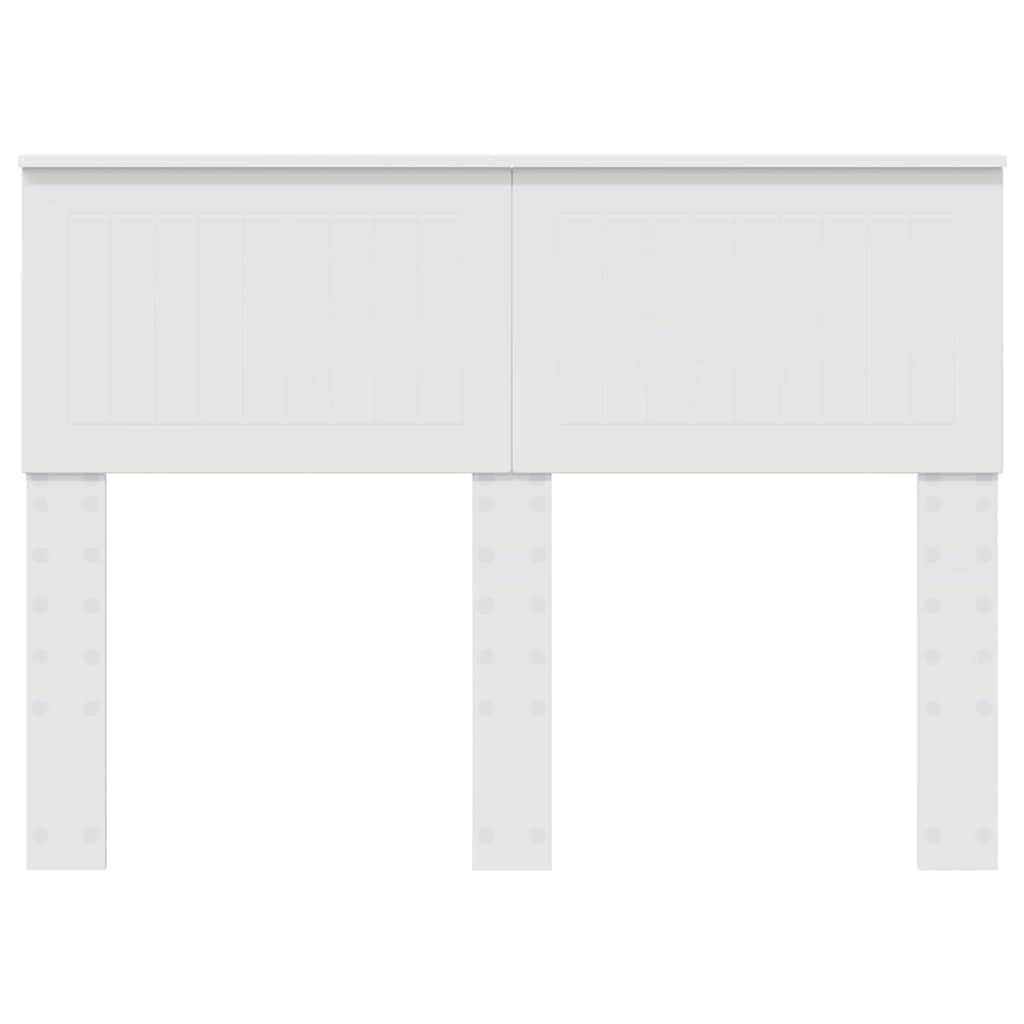 Testiera con testiera Bianco 120 cm Legno multistrato