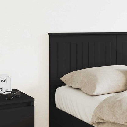 Testiera con testiera Rovere Nero 120 cm Legno multistrato