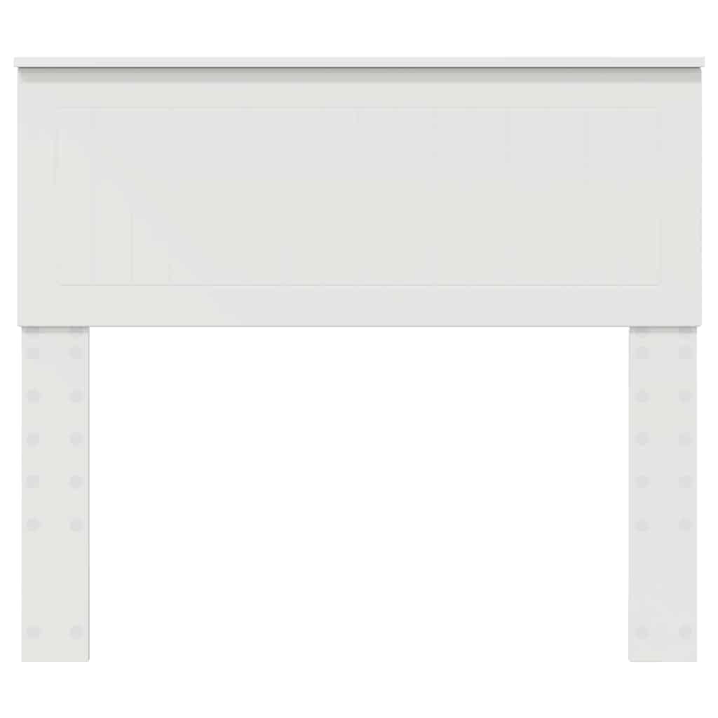 Testiera con testiera Bianco 100 cm Legno multistrato